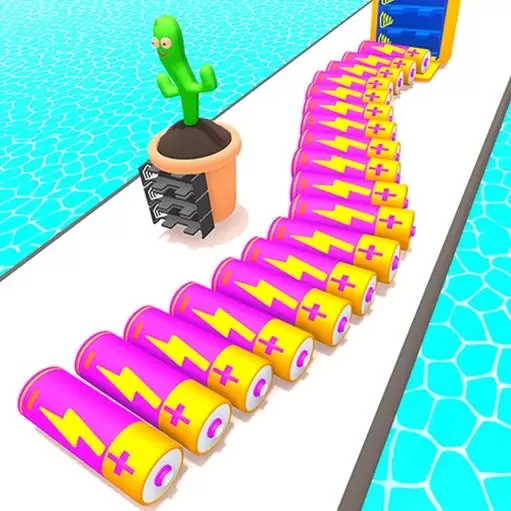 Battery Run 3D: Power Collection Sprint